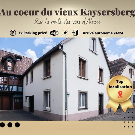 Gite Au Coeur Du Vieux Kaysersberg - Parking Prive & Wifi エクステリア 写真