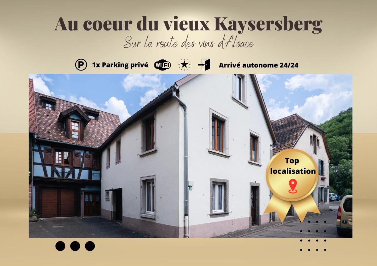 Gite Au Coeur Du Vieux Kaysersberg - Parking Prive & Wifi エクステリア 写真